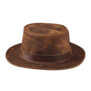 chapeau cuir Western