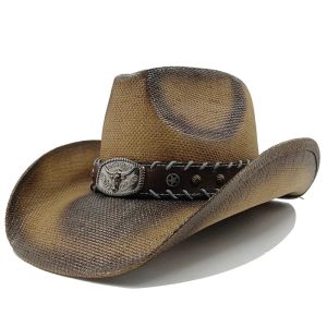 accessoire cowboy en paille