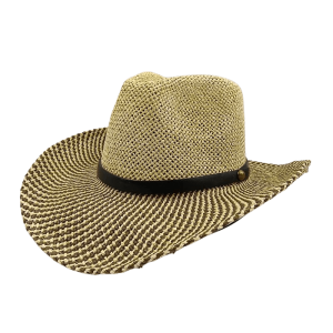 chapeau de paille style cowboy