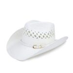 chapeau texan blanc
