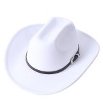 chapeau western blanc