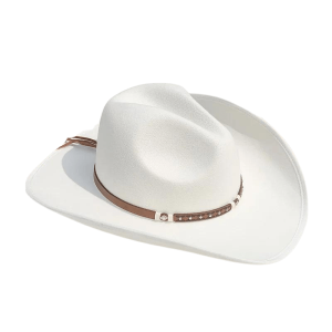 Chapeau Western Femme en blanc
