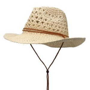 chapeau en paille élégant