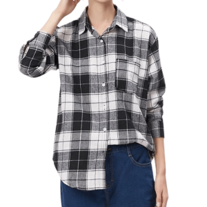Chemise à carreaux femme fashion