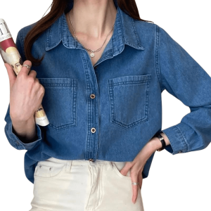 chemise en jean Western