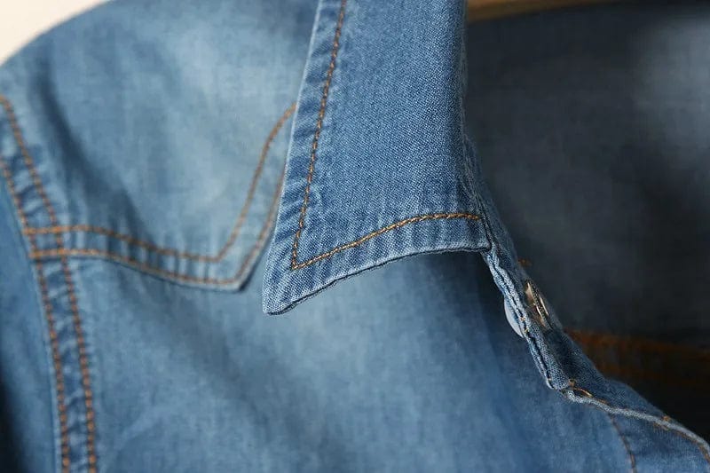 chemise manches courtes western