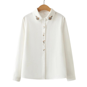 chemise western blanche femme