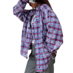 chemise western femme carreaux