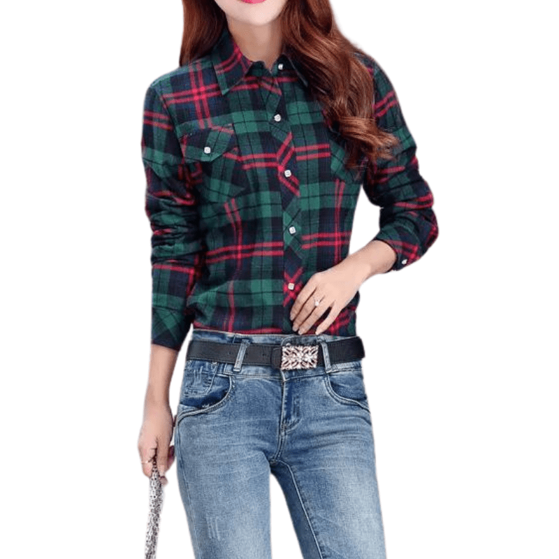 motif western féminin à manches longues