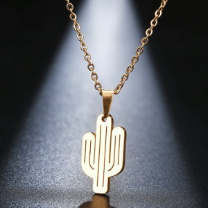collier cactus moderne