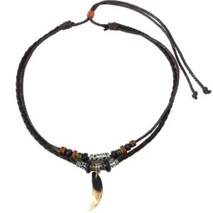 collier cowboy cuir