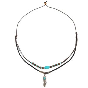 Collier Indien Plume