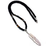 collier perle amérindien