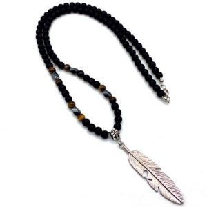 collier perle amérindien