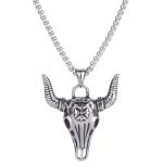 collier tête de buffle élégant