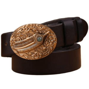 détail boucle ceinture western