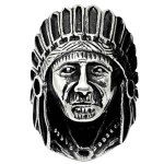 bague tête d'Indien