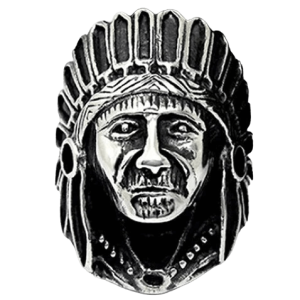 bague tête d'Indien