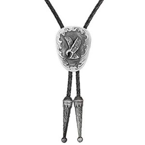 Bolo Tie Eagle en cuir