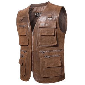 Style western Gilet Cuir Country