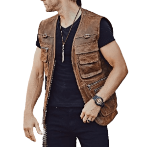 Gilet Cuir Country en cuir