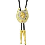bolo tie avec tête de cheval