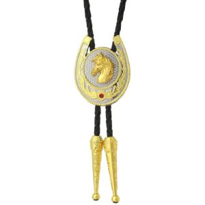 bolo tie avec tête de cheval