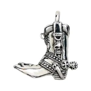 pendentif cowboy argent