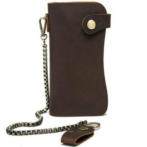 portefeuille de cowboy cuir