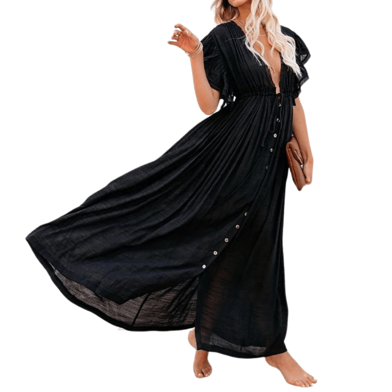 Robe longue fluide