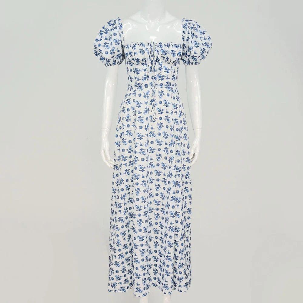 robe décolleté carré western