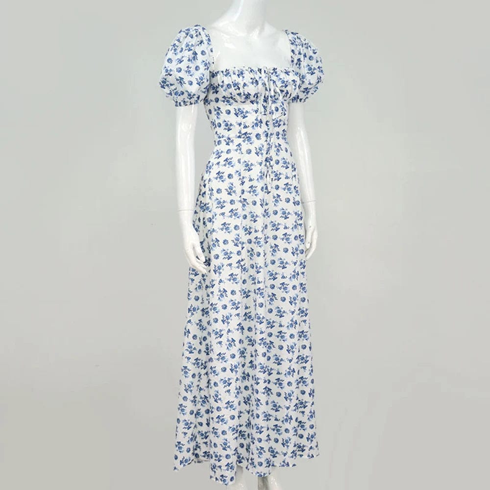 motif floral robe western