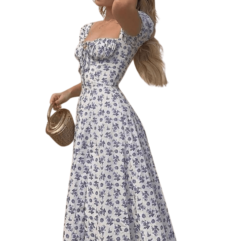 robe western florale