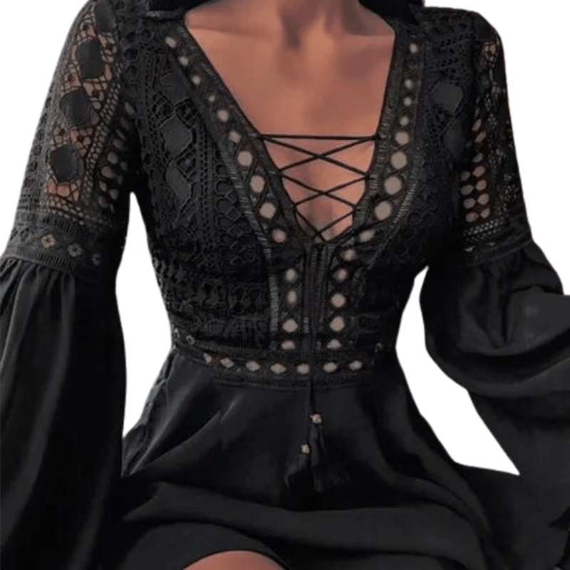 évasement élégant robe western