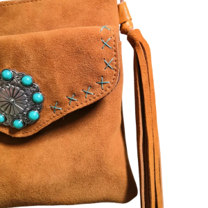sac cuir véritable western