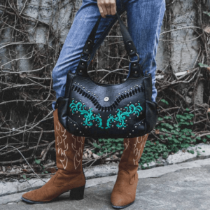 sac cuir vegan western