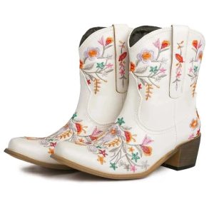Santiag Bottes Cowboy Femme élégantes