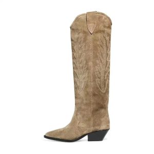 bottes style cowboy pour femme