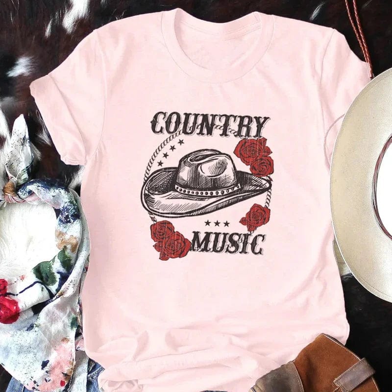 t shirt style western
