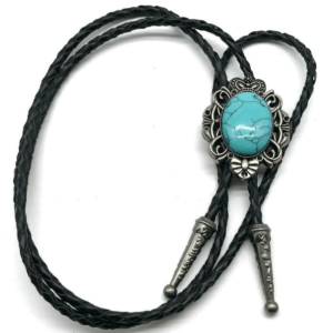 cravate western turquoise