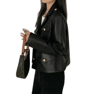 veste en cuir western
