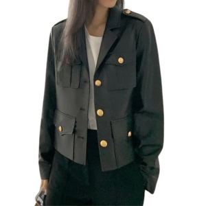 veste cuir western