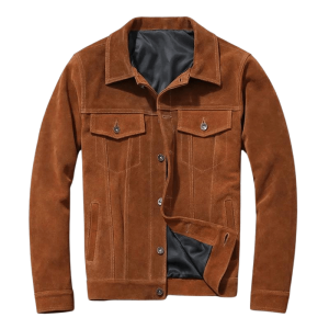 veste daim western
